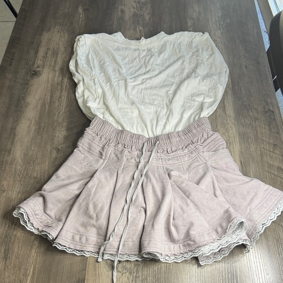 Daily Practice Anthropologie Goal Line Twofer Mini Dress Size Medium - Picture 3 of 5